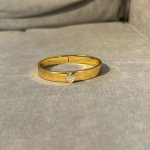 Kate Spade every day, thin gold plated clasp bracelet